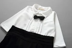 Elegante traje de manga larga para bebé niño, perfecto para ocasiones especiales. Ideal para ceremonias y eventos formales, ¡luce impecable! — foto 3