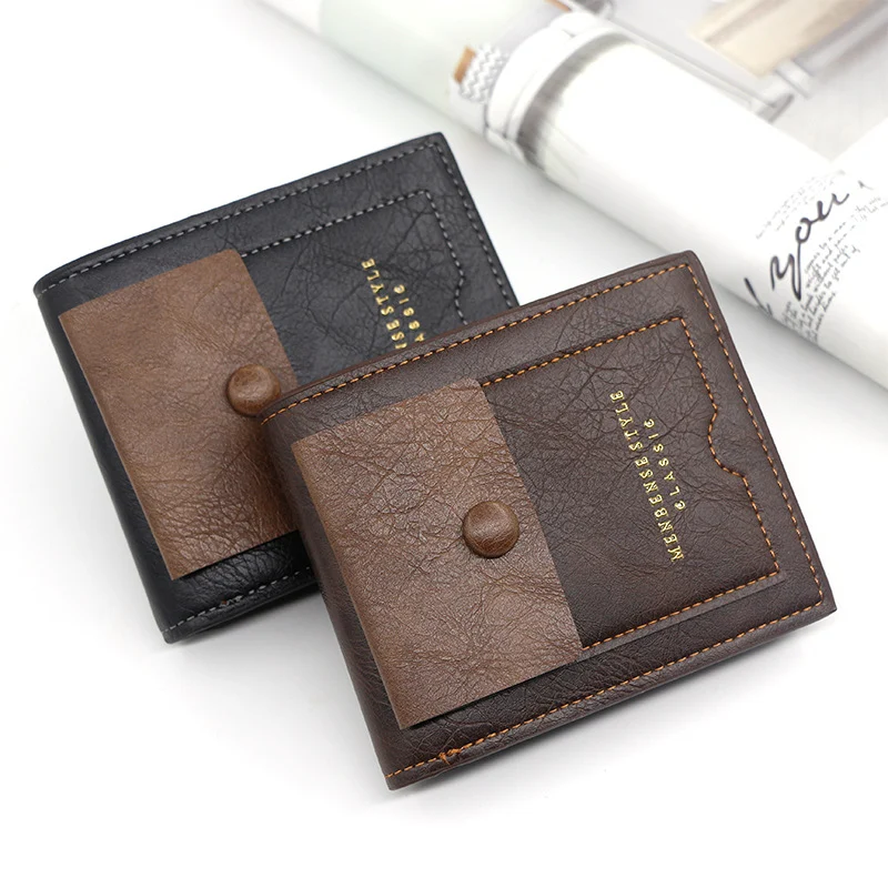 Title 9, Mens Short Retro Wallet with Large Capacity, F...