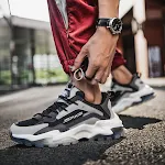 Ademende, dunne, geweven Flying Sneakers, lichte old-school schoenen voor heren en dames, ideaal voor dagelijks gebruik en sporten. — foto 4
