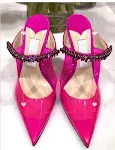 Transparante stiletto hakken met strass, voor een glamoureuze uitstraling. Perfect om je outfit een elegante touch te geven. — foto 6