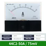 44C2 Pointer DC Ammeter Microampere Mechanical Plate Meter. Measures 1A, 2A, 3A, 30A, 5A, 50A, 100uA. Precise and reliab — photo 15