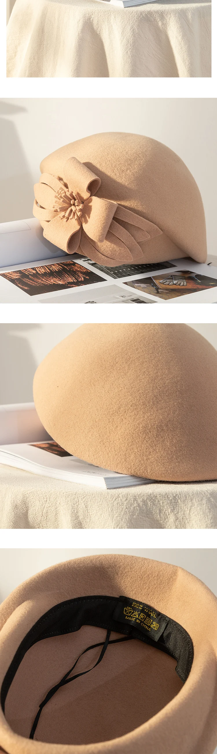 Title 9, Womens Korean Style English Woolen Felt Hat