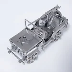Quebra-cabeça 3D de metal para decoração, um brinquedo que encanta. Construa modelos incríveis, ideal para diversão e enfeitar ambientes. — foto 4