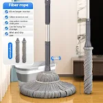 Hand Washing Free Mop for Household Floor Cleaning. Effortless cleaning without buckets. Get sparkling clean floors and — photo 3