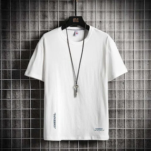 Title 4, Casual fashion brand round neck loose half sleeve
