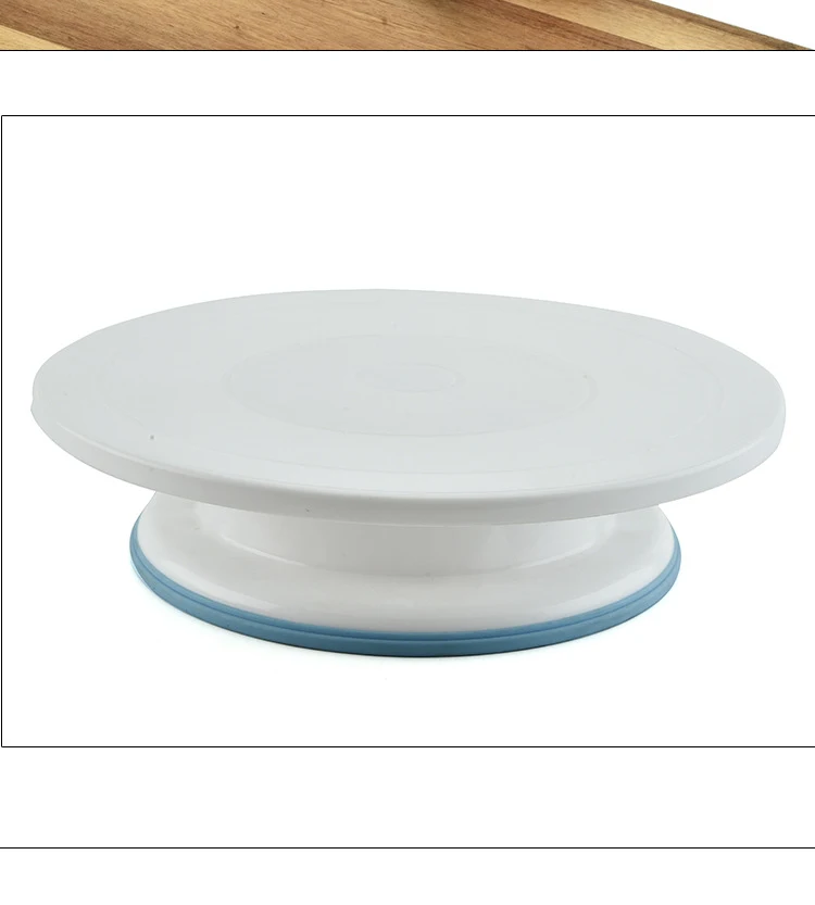 Title 1, Plastic round cake turntable for frosting and d...