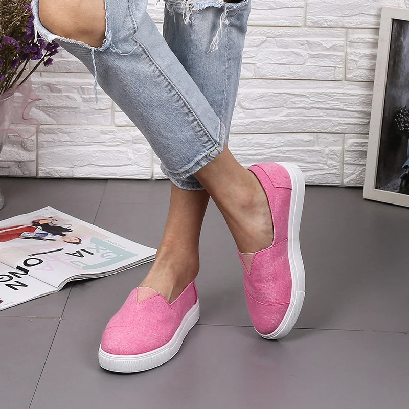 New large size canvas sneakers, flat low heel shoes for women, comfortable for everyday wear, a stylish and versatile fo — photo 10