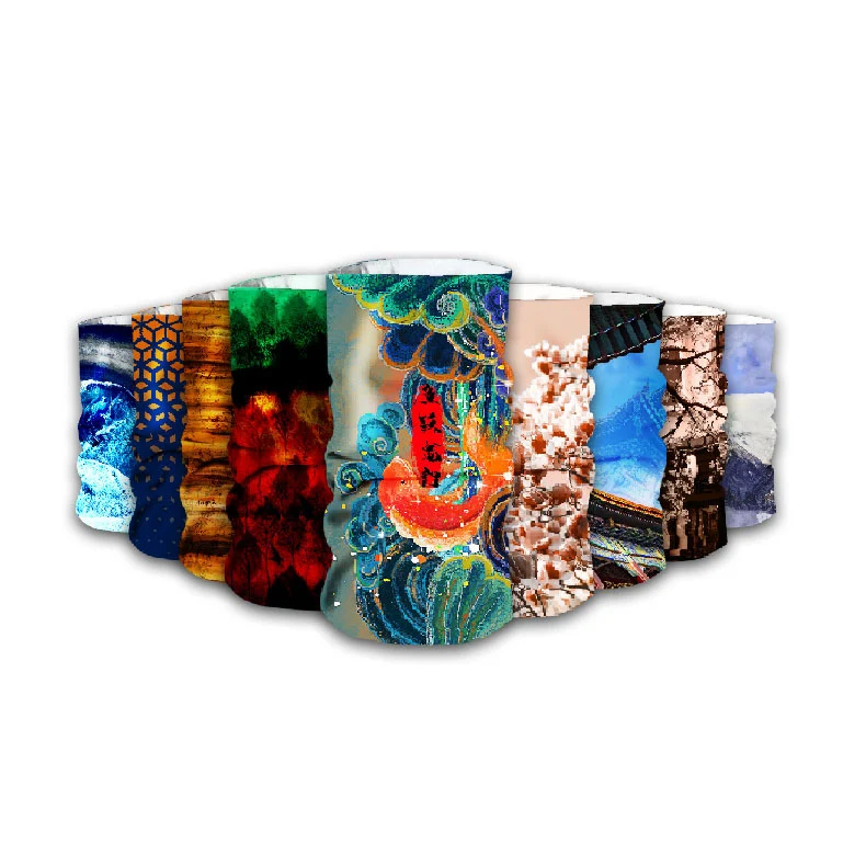 Title 3, Printed Ice Silk Scarf offers cool elegance, su...