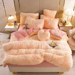 Conjunto de Quatro Peças de Pele de Visão Espessa e Aconchegante, ideal para Inverno. Conforto Superior e Calor Acolhedor para Noites Frias. — foto 12