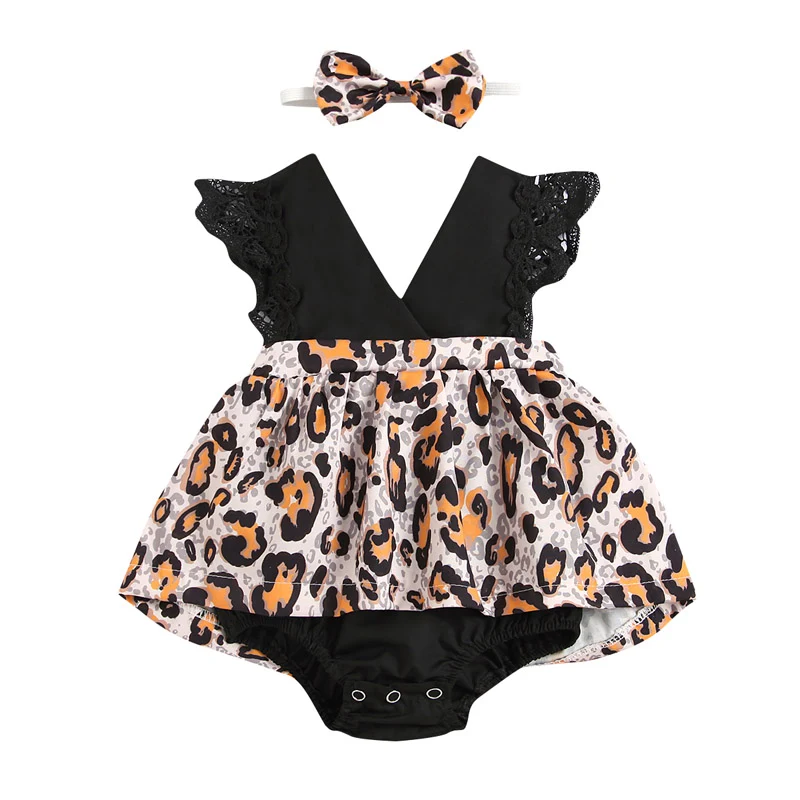 Macacão floral com babados para bebê recém-nascido, 2 peças, faixa de cabeça, vestido de verão, 0-24 meses, conforto e estilo — foto 1