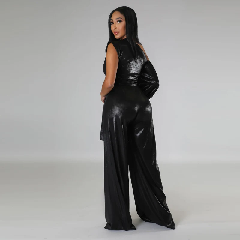 Title 3, Autumn And Winter New Wide-leg Pants Sexy Solid...
