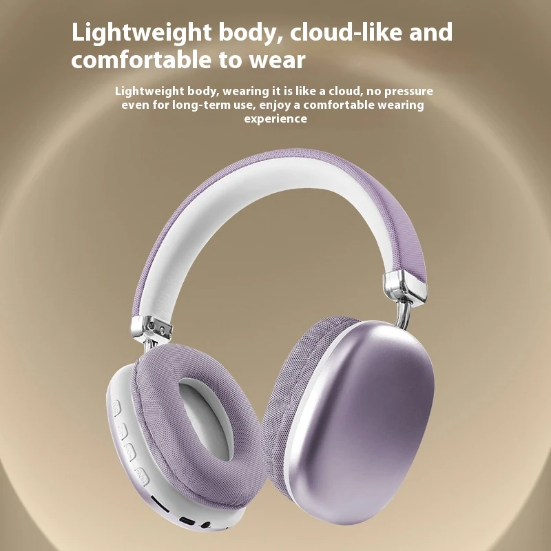 Cuffie Bluetooth TEX-T9 wireless a padiglione. Goditi audio di alta qualità con microfono integrato. Comfort e libertà per chiamate e musica. — foto 4
