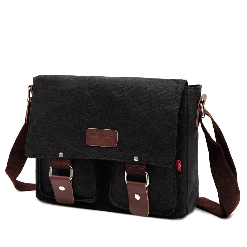 Title 2, Casual Canvas Bag Retro Mens Shoulder