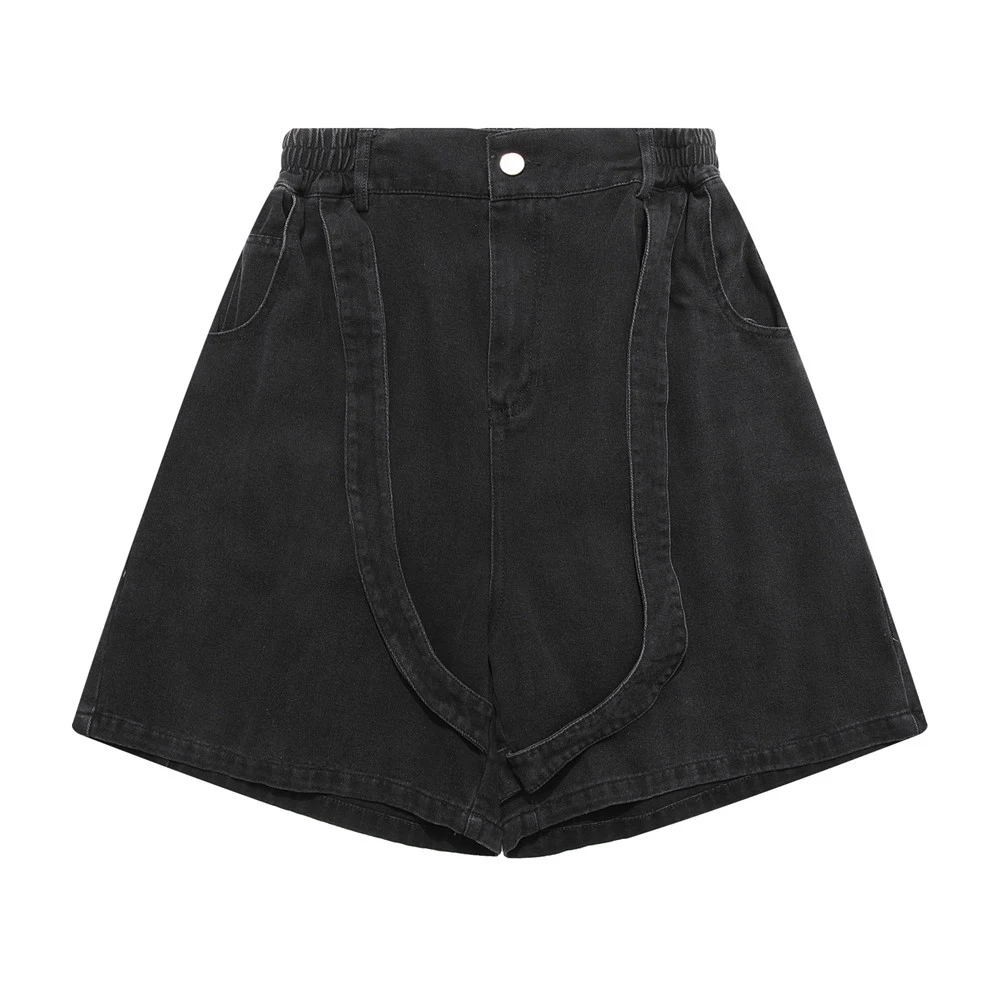 Men's Washed Denim Loose Shorts Fashion Design. Experience ultimate comfort and style with these relaxed-fit shorts, per — photo 5