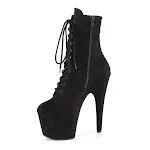 Super High Heels Stiletto Suede Lace Up Low Boots. These boots offer a stylish and elegant look, perfect for enhancing y — photo 5
