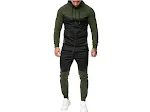 Conjunto Masculino Moletom com Capuz Manga Longa com Zíper e Costura + Calças, Conforto e Estilo para Uso Casual e Atividades. — foto 3