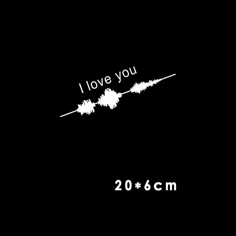 Car Electrocardiogram Creative Sound Wave Chart Car Sticker. Personalize your vehicle with a unique and eye-catching des — photo 9