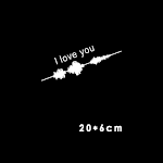 Car Electrocardiogram Creative Sound Wave Chart Car Sticker. Personalize your vehicle with a unique and eye-catching des — photo 9