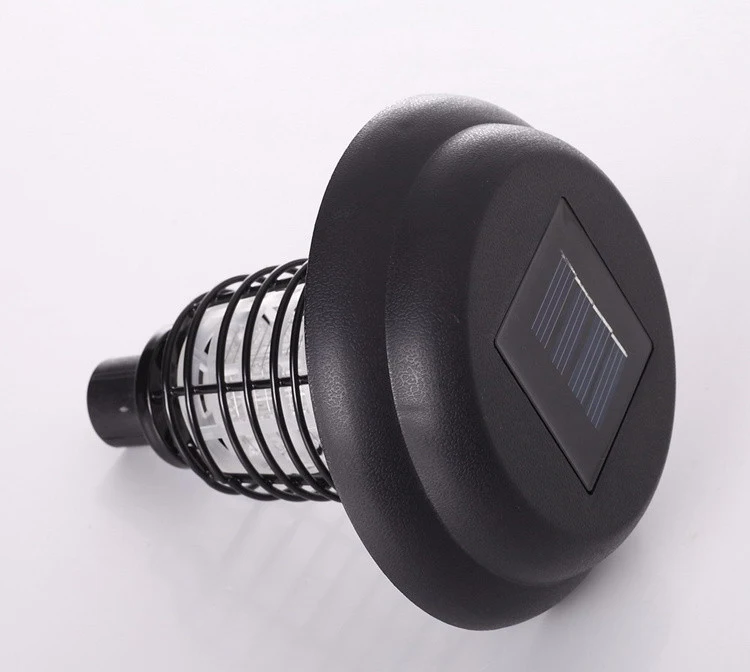 Solar LED Rechargeable Anti-Mosquito Lamp. UV Insect Trap for Outdoor Garden and Lawn. Electronic Fly Bug Zapper, Pest C — photo 3