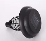 Solar LED Rechargeable Anti-Mosquito Lamp. UV Insect Trap for Outdoor Garden and Lawn. Electronic Fly Bug Zapper, Pest C — photo 3