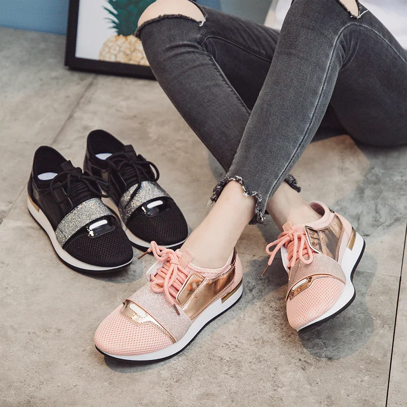 Title 2, Womens Sneakers with Leather Mesh. Experience ...