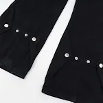Men's Stitching Split Solid Color Jeans offer comfortable, everyday style. Perfect for a relaxed look that combines qual — photo 12