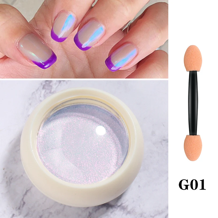 Title 2, New Nail Beauty Solid State Aurora Powder Suit,...