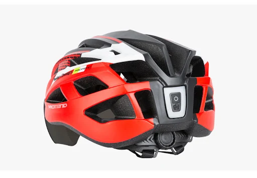 Title 5, Capacete de bicicleta com luz traseira USB reca...