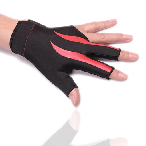 Title 7, 1pc Billiards Three Finger Glove Lycra Anti Ski...