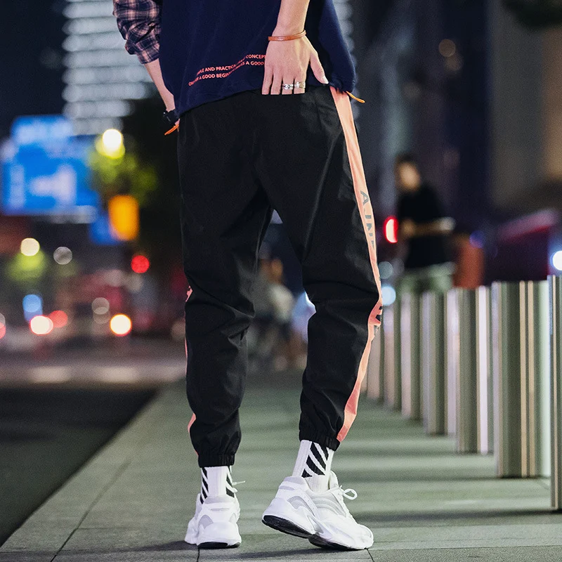 Men's Casual Pants Korean Style Youth Tie-foot Harem Pants Trendy Men's Sports Pants Comfortable Everyday Wear — photo 5