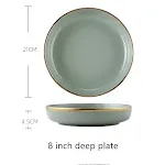 8inch deep plate