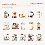 6 Freshly Ground Coffee