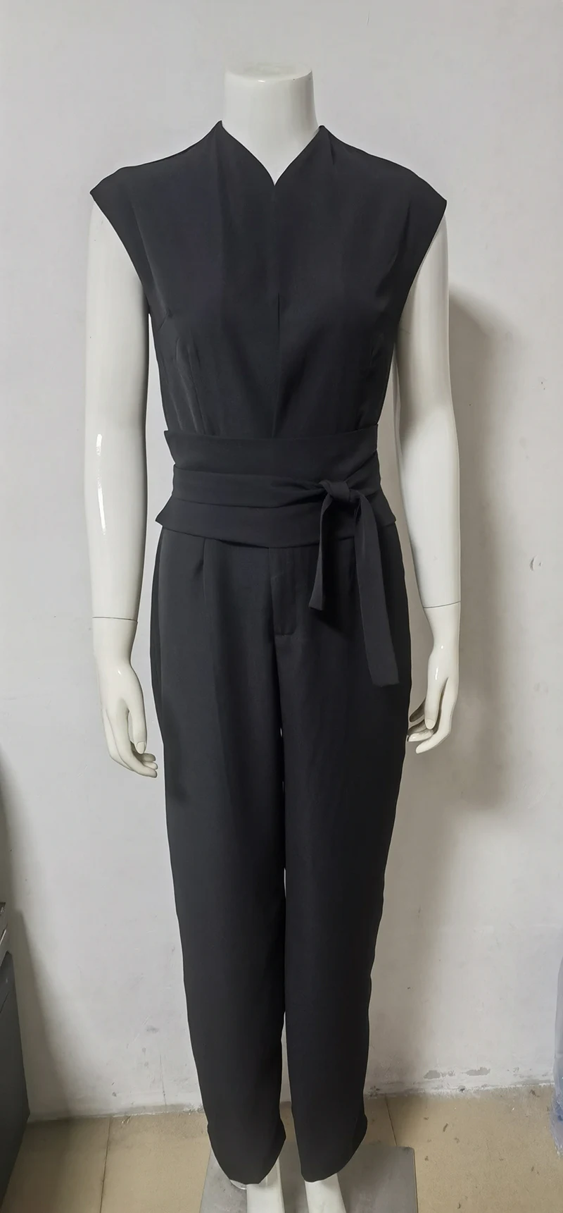 Title 10, Moda elegante longo sem mangas macacão verão co...