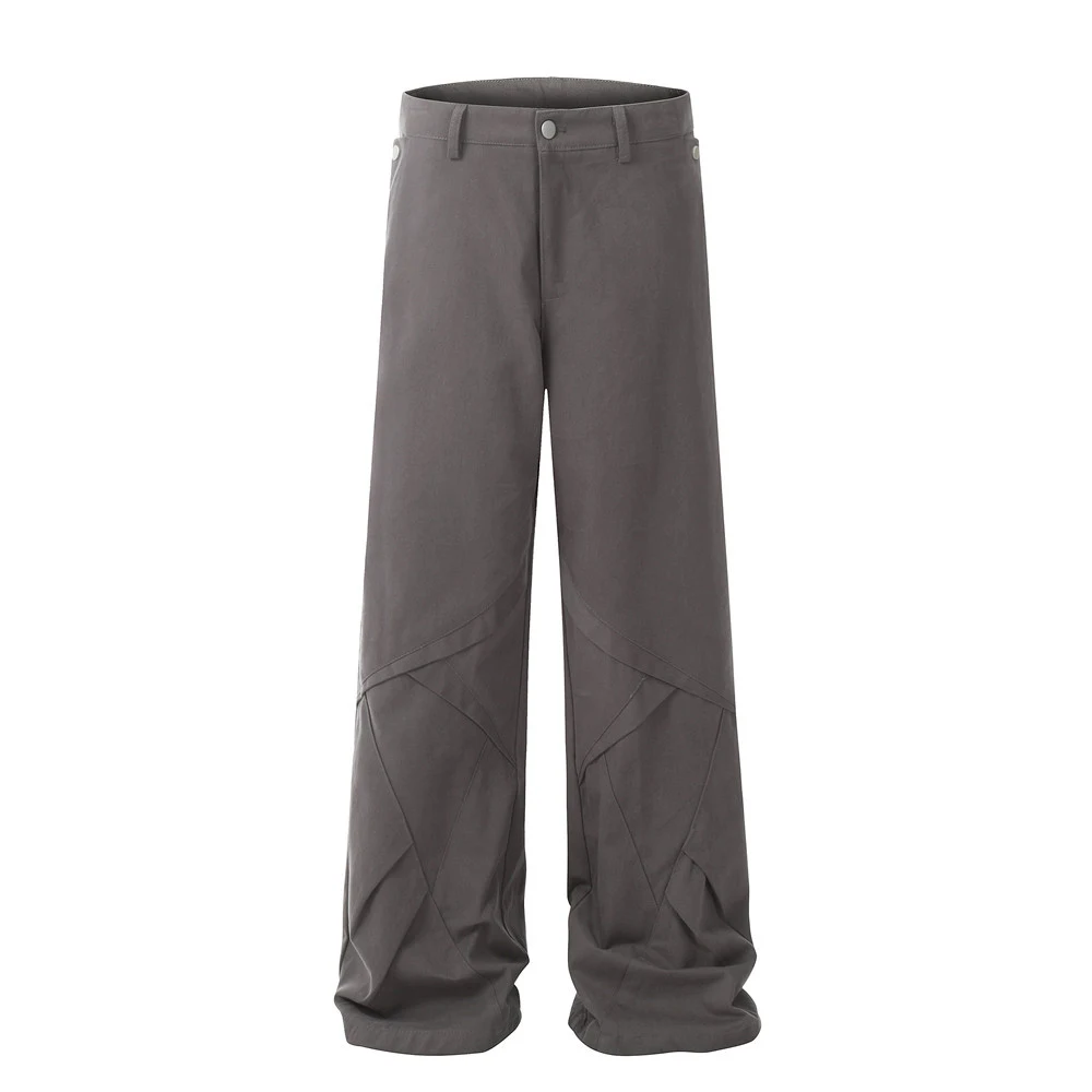 Title 10, Three-dimensional Cutting Split Pleated Overall...