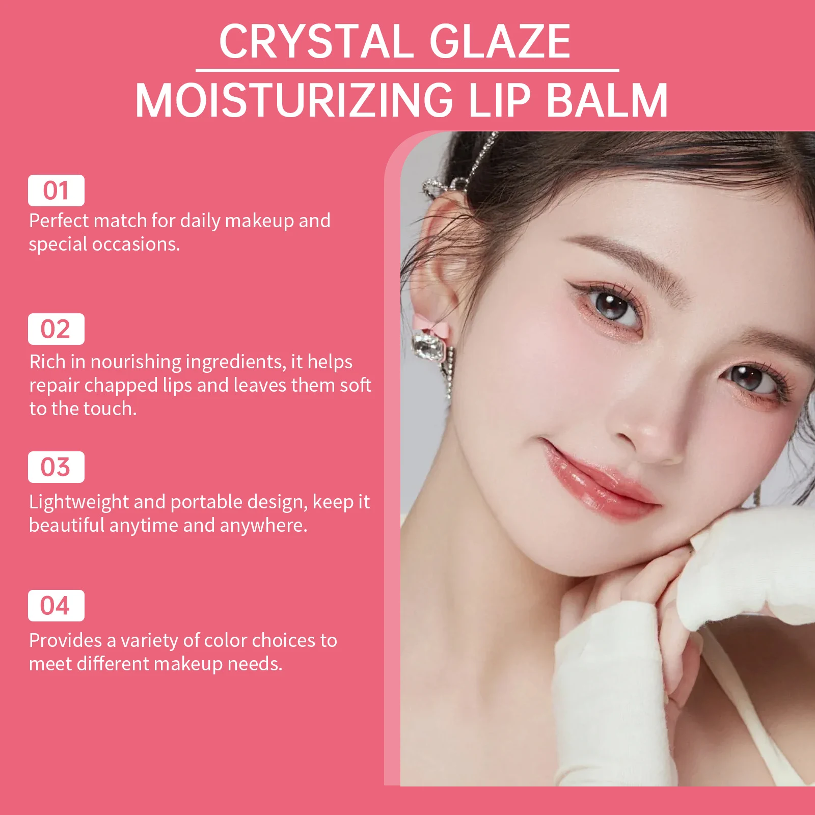 Title 2, Crystal Color Moisturizing Lipstick Care for so...
