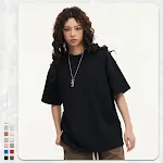 270g Heavy Cotton T-shirt Loose Solid Color – Comfortable and durable for everyday wear. Perfect for a casual and relaxe — photo 1