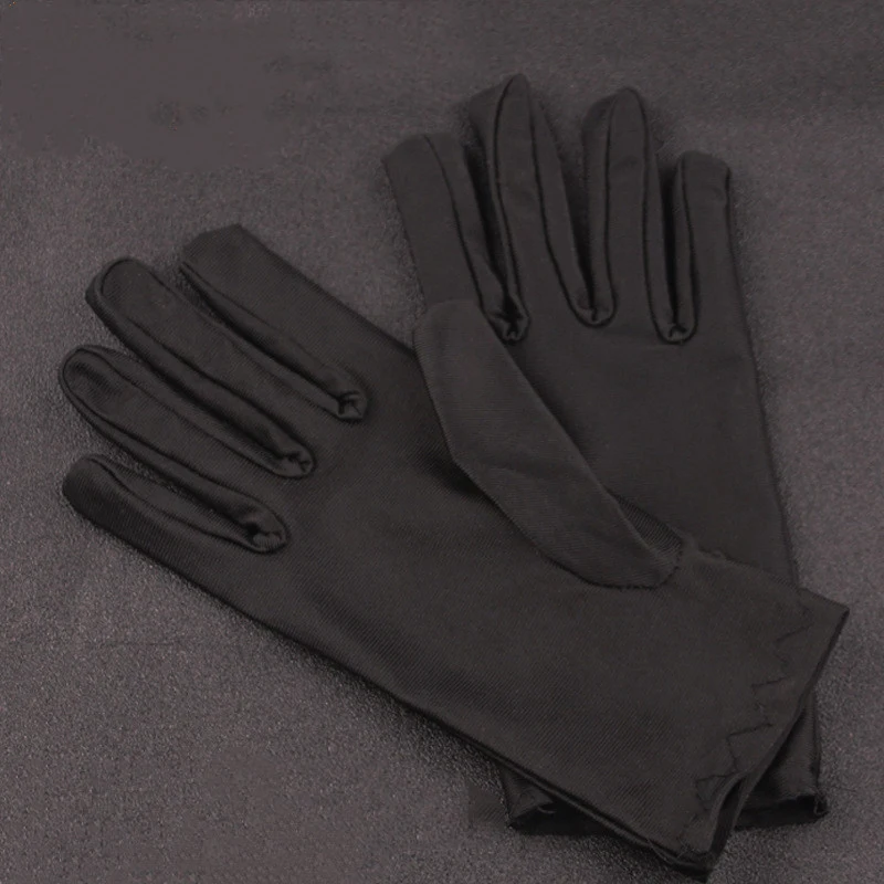 Title 3, Black Pure Cotton Gloves for Jewelry Store Etiq...
