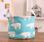 Round blue bear