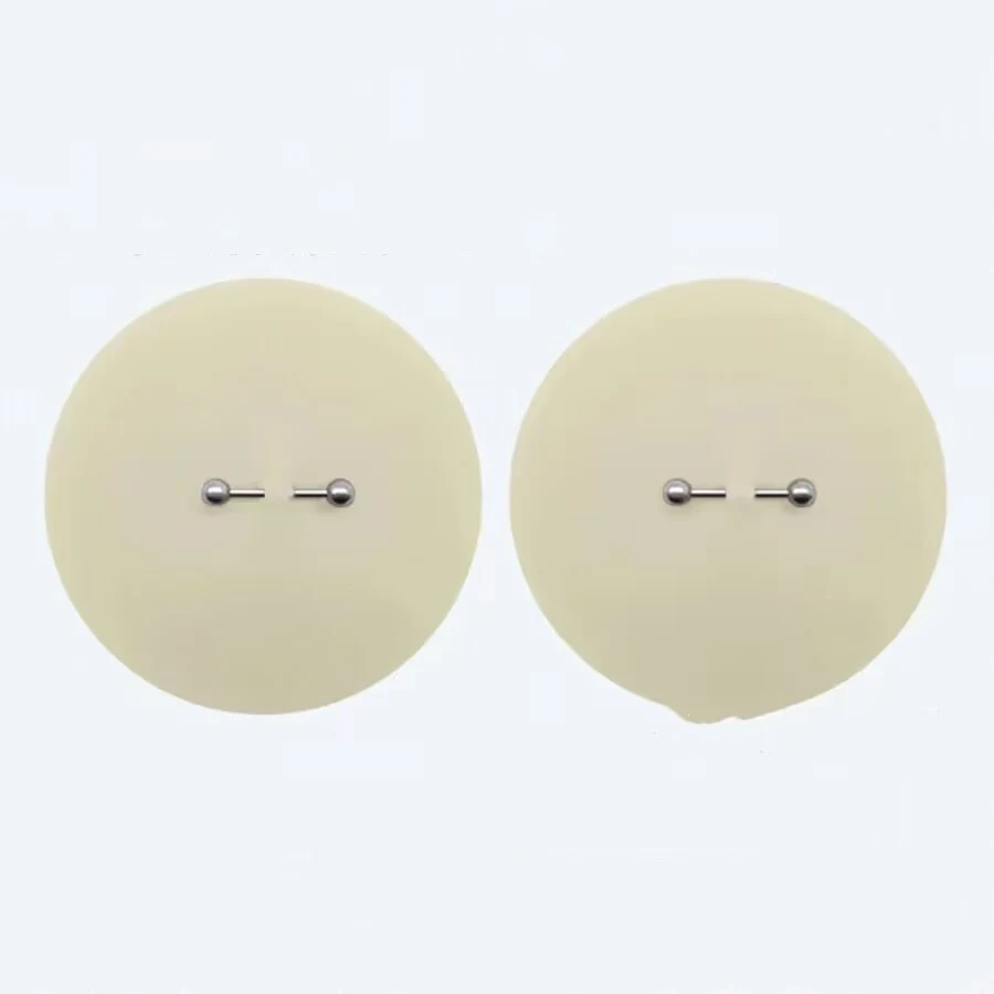 Title 4, Invisible With Studs Solid State Silicone Chest...