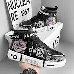 High-top Summer Casual Sports Basketball Sneakers for Men, breathable and comfortable, perfect for casual wear and athle — photo 4