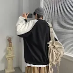Moletom masculino com bolso, moderno, plus size, estilo Hong Kong, solto, cashmere, bolsos grandes, hip-hop, roupas casuais e descoladas. — foto 5
