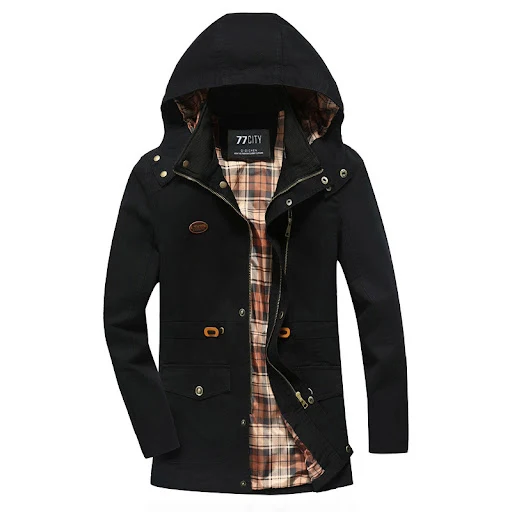 Title 5, Military Style Mid Length Military Uniform Cott...