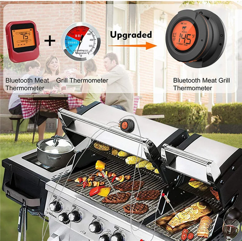 Title 8, Wireless Bluetooth Barbecue Oven Thermometer Do...