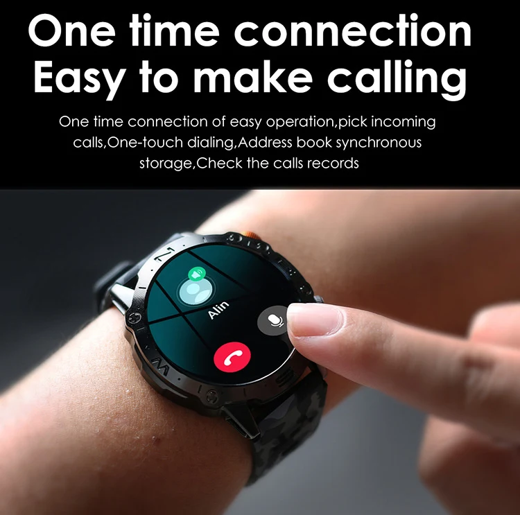 K59 Smartwatch Esportiva Bluetooth para atividades ao ar livre com bateria de longa duração. Monitore sua saúde e aproveite chamadas. — foto 2