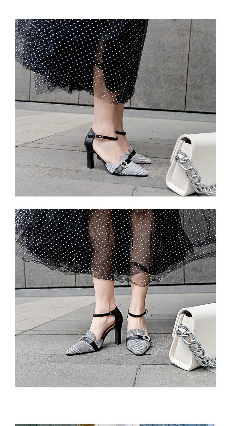 Title 8, Matching Plaid Heels Step up your style with th...