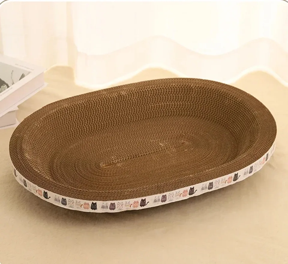 Title 8, Corrugated Cat Scratcher Round Oval Grinding Cl...