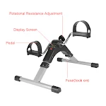 Mini bicicleta de spinning para exercícios em casa, silenciosa e eficiente. Fortalece músculos, queima calorias e melhora a saúde cardiovascular. — foto 2