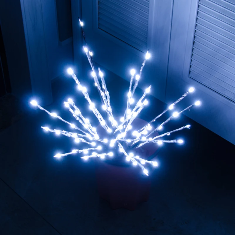 LED Branch Lights String for indoor and outdoor decoration. Simulation branch lights for Christmas, weddings, holidays, — photo 5