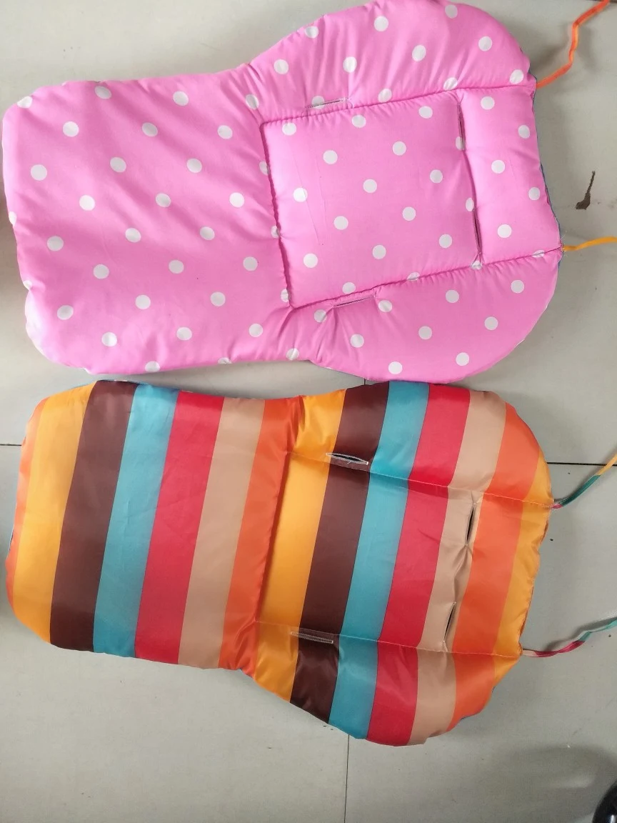 Baby-kinderwagenkussen, dubbelzijdig, katoen, accessoires, voor kinderen, ook voor kinderstoel. Zacht en comfortabel voor je baby. — foto 8