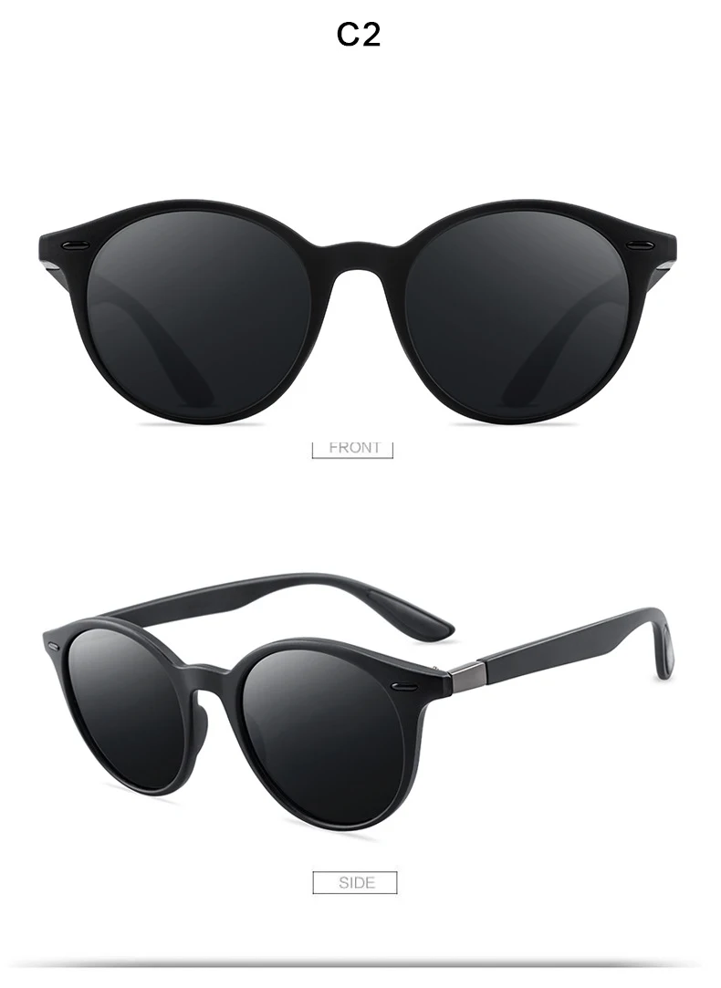 Title 8, P26 Polarized Round Sunglasses for Men Drivers....
